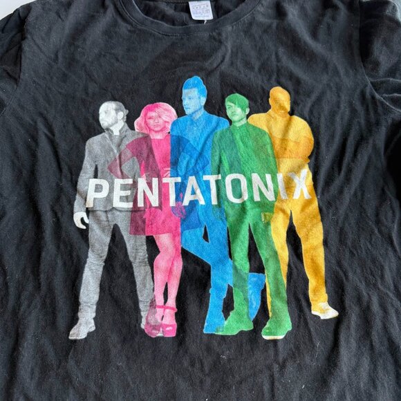 Pentatonix 2016 Tour T-Shirt Black Unisex Medium Slim Fit - Picture 4 of 5